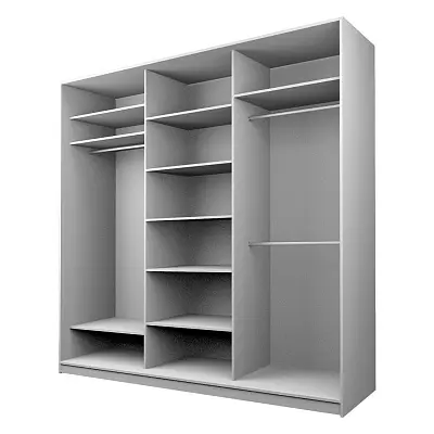 картинка Шкаф-купе 3-х дверный МАКС с зеркалом по центру от магазина КУПИ КУПЕ